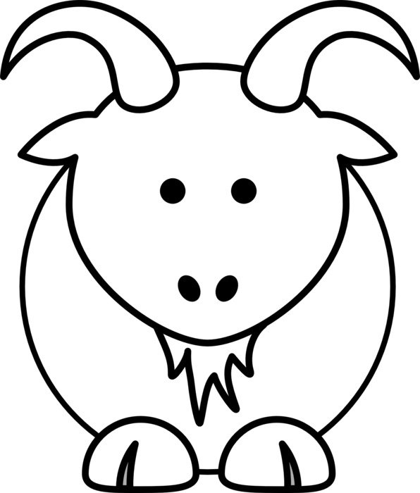 Picture of cartoon goat