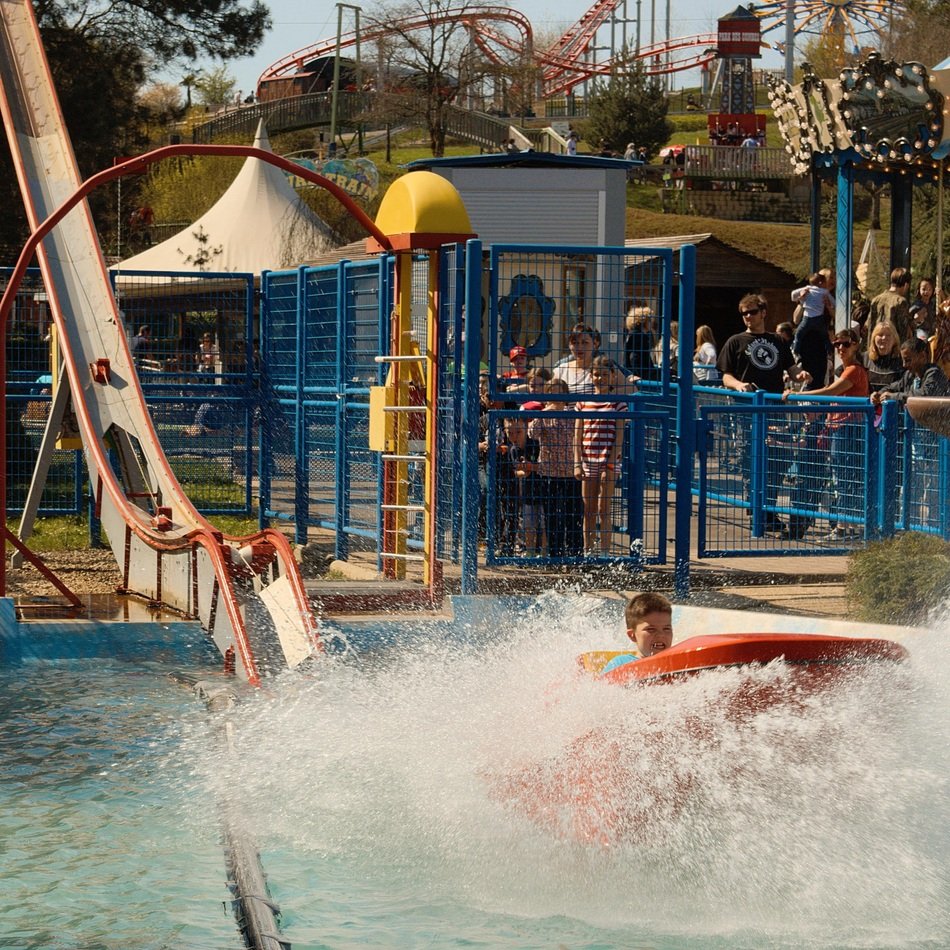 water attractions in the amusement park