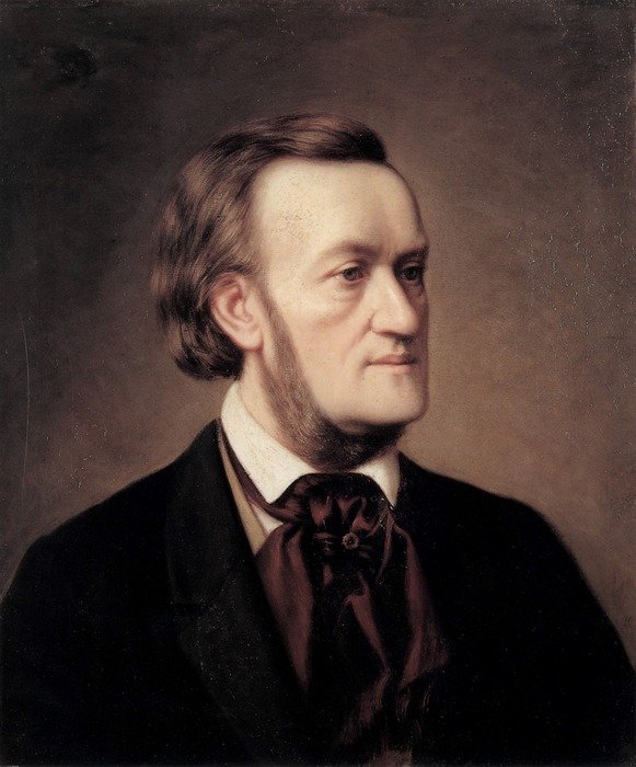 Portrait Of The Philosopher Richard Wagner Free Image Download
