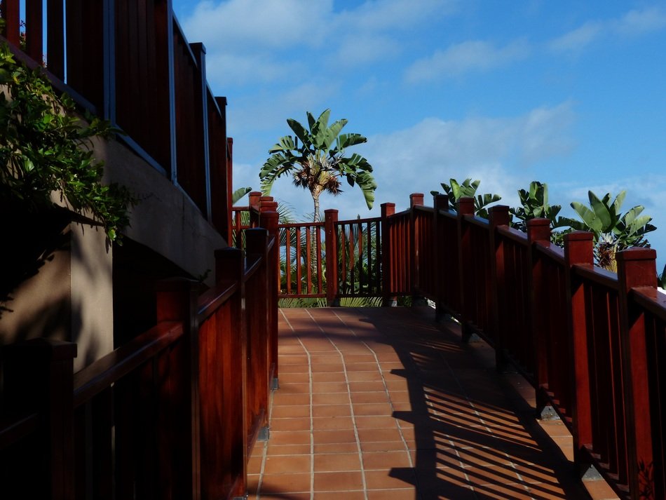 passage with railing