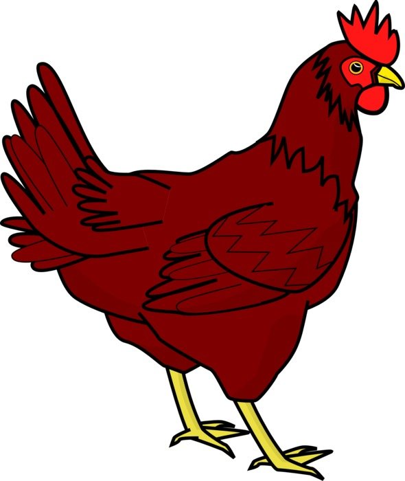 Red farm animal