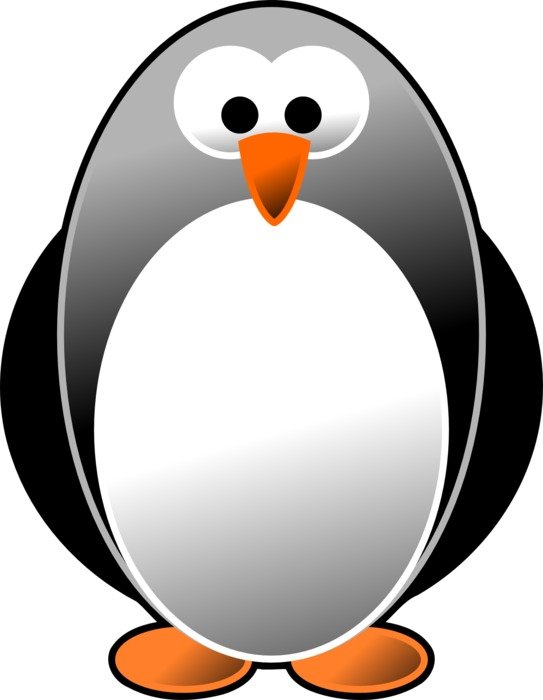 Happy Penguin drawing