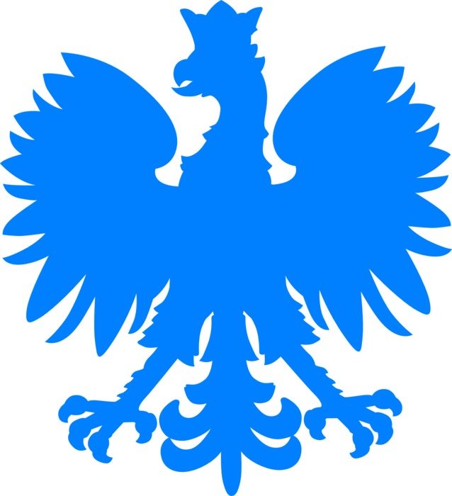 blue eagle as a graphic image