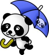 Panda Animal cartoon drawing