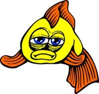 Sad Goldfish drawing