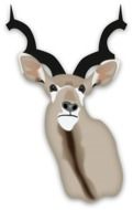 clipart of African gazelle