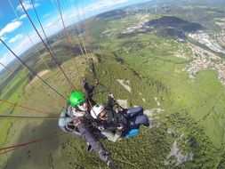 Paragliding Milau View