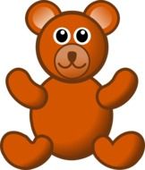 İllustration of Brown teddy bear