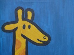 Giraffe Comic drawing