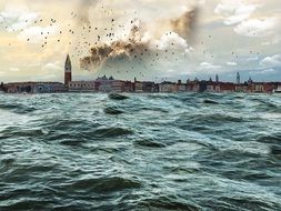 Apocalypse Venice drawing