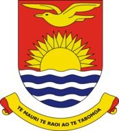 coat of arms with Water, Sun and Flying Bird, kiribati