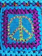 Wool crochet decoration