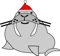 Sea elephant clipart