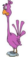 old bird cartoon drawing