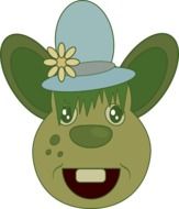 Ä°llustration of Green mouse