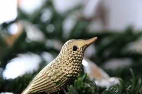 christmas decorations in the form of a bird