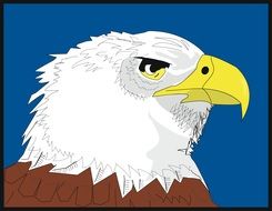 graphic image of an eagle as a symbol of america