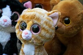 soft toys in the form of animals