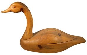 Duck Decoy, Wooden figure
