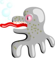 Sea Monster drawing