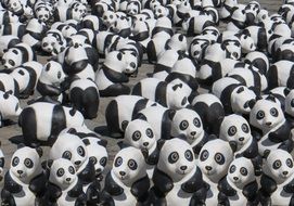 A lot of the panda bears clipart