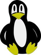 cartoon penguin