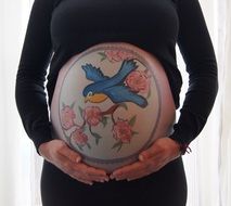 Bellypaint of the pregnant