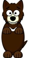Wolf Cartoon drawing