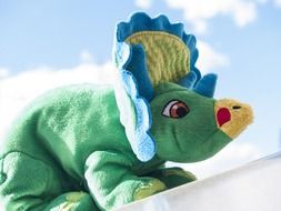 green dinosaur toy