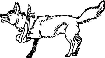 İllustration of Wounded Animal