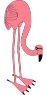 Ä°llustration of Pink Flamingo