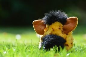back of soft furby