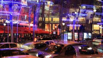 bright night Paris Chamselisee