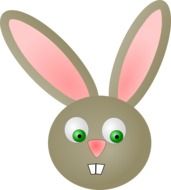 Cute Easter Rabbit Clipart