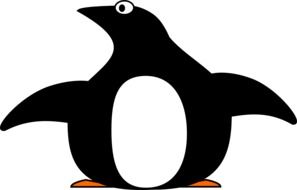 Penguin Tux drawing