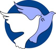 Dove of Peace symbol drawing