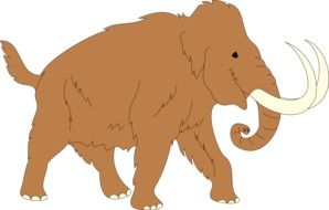 Ancient Mammoth drawing