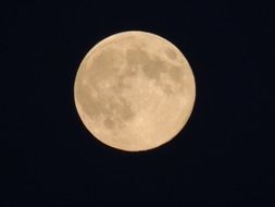 moon in black square