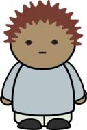 graphic image of an Animation boy