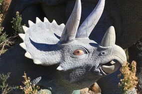 Triceratops Statue