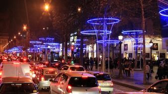 paris centre ville nuit