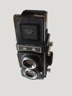 1958 camera on a white background