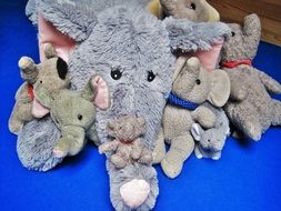many plush toys