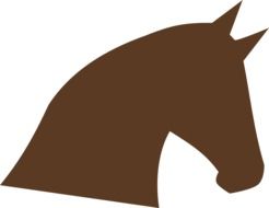 Horse Head Silhouette drawing