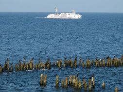 Ship near the Island of Usedom
