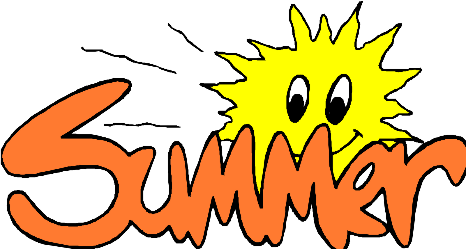 Summer text Clip Art free image download