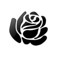 Black And White Rose Clip Art