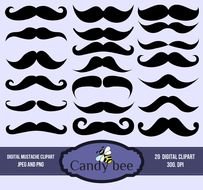 Mustache Clip Art
