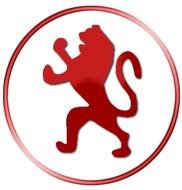 Rampant Lion Clip Art Picture drawing