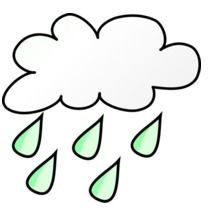 Cartoon Rain Cloud Clip Art N3